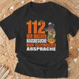 Fire Brigade 112 Wir Machen Hausbesuche Saying 112 T-Shirt Geschenke für alte Männer