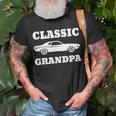 Grandpa Classic Car T-Shirt Gifts for Old Men