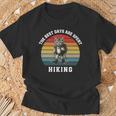 Hiker Cat Quote Vintage Hiking Lovers' Idea T-Shirt Gifts for Old Men