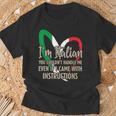 Italian Sayings Im Italian T-Shirt Gifts for Old Men