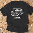 Nicht Labern Machen Kraftsport Bodybuilding Slogan T-Shirt Geschenke für alte Männer