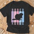 Pastel Bober Bóbr Kurwa Polish Internet Meme Beaver T-Shirt Geschenke für alte Männer