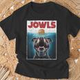 Pittie Pitbull Pit Bull Jowls Burger Bully Dog Mom T-Shirt Gifts for Old Men