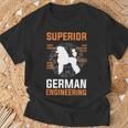 Poodle Lover Superior German Engineering T-Shirt Gifts for Old Men