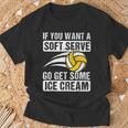 Saying If You Want A Soft Serve Volleyball Player T-Shirt Gifts for Old Men