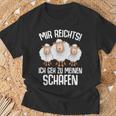 Shepherd Mir Reichts Ich Geh Zu Meinen Schafen T-Shirt Geschenke für alte Männer