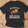 Sleep Positiv Auf Tatried T-Shirt Geschenke für alte Männer