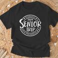 Warning Senior Trip Class Of 2024 In Progress Matching T-Shirt Gifts for Old Men