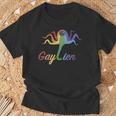 Gaylien Gay Alien Lgbt Queer Trans Bi Regenbogen Gay Pride T-Shirt Geschenke für alte Männer