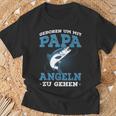 Geboren Um Mit Papa Fishing Zu Gehen Saying Angler T-Shirt Geschenke für alte Männer