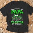 'Geboren Um Mit Papa Trktor Zu Fahren' German Language T-Shirt Geschenke für alte Männer