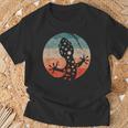 Gecko Retro Herpetologist Reptile Vintage Lizard T-Shirt Gifts for Old Men