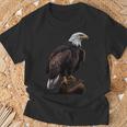 Genuine Eagle Sea Eagle Bald Eagle Polygon Eagle T-Shirt Geschenke für alte Männer