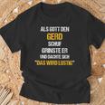 Gerd Gott Schuf S T-Shirt Geschenke für alte Männer
