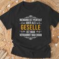 Geselle Geseller Exam Bestanden Saying Car Mechatronics T-Shirt Geschenke für alte Männer