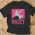 Girl Retro Personalized Dolly Cowgirl First Name Vintage T-Shirt Gifts for Old Men