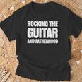 Gitarre Papaatertag Musik Lustig T-Shirt Geschenke für alte Männer