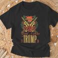 God Guns & Trump 2024 2A Support Short Sleeve T-Shirt Gifts for Old Men