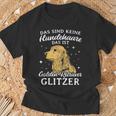 Golden Retriever Glitter Dog Holder Dog Owners T-Shirt Geschenke für alte Männer