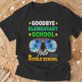 Goodbye Elementary School On My Way To Middle School Boys T-Shirt Gifts for Old Men