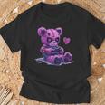 Goth Pastel Cute Creepy Kawaii Gamer Teddy Bear Gaming T-Shirt Gifts for Old Men