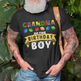 Grandma Of The Birthday Boy Building Blocks Master Builder T-Shirt Gifts for Old Men