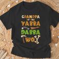 Grandpa Of The Yabba Dabba Two Ancient Times 2Nd Birthday T-Shirt Gifts for Old Men