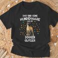 Great Dane Glitter Dog Holder Great Dane Dog T-Shirt Geschenke für alte Männer