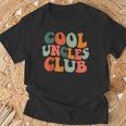 Groovy Cool Uncles Club New Uncle Men T-Shirt Gifts for Old Men