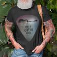 Guitar Lake Reflections Make A Joyful Noise Bible Verse T-Shirt Gifts for Old Men