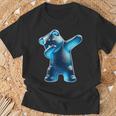 Gummy Bear Blue Gummy Bear Dabbing Gummy Bear T-Shirt Gifts for Old Men