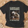 Hab Das Schonerstanden Ist Mir Nur Egal Süßes Slotier T-Shirt Geschenke für alte Männer