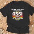 Hab Es Mir Nicht Gesüt Ein Ossi Zu Sein Estdeutsch T-Shirt Geschenke für alte Männer