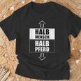 Halb Mensch Halb Pferd Pferdemensch Humor Zentaur T-Shirt Geschenke für alte Männer