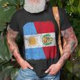 Half Argentinian Half Peruvian Flag Heritage Pride Roots T-Shirt Gifts for Old Men