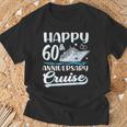 Happy 60Th Anniversary Cruise Wedding 60 Years Old Couples T-Shirt Gifts for Old Men