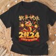 Happy Chinese Lunar New Year 2024 Year Of The Dragon 2024 T-Shirt Gifts for Old Men