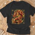 Happy Chinese New Year 2024 Lunar New Year Red Dragon T-Shirt Gifts for Old Men