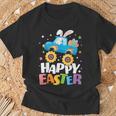 Happy Easter Monster Truck Bunny Easter Eggs Boys Toddler T-Shirt Gifts for Old Men