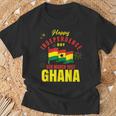 Happy Ghana Independence Day Ghanaian Ghana Flag T-Shirt Gifts for Old Men