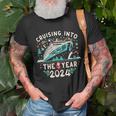Happy New Year Cruise Vacation Trip 2024Cruise Trip T-Shirt Gifts for Old Men