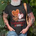 Happy Valentines Day Basketball Baseball Football Boys Mens T-Shirt Gifts for Old Men
