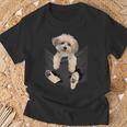 Havanese Dog In Pocket Havanezer Puppy T-Shirt Geschenke für alte Männer