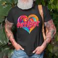 I Heart Love Amber First Name Colorful Named T-Shirt Gifts for Old Men