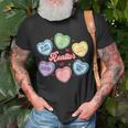 Hearts Candy Valentines Day Real Estate Be My Client T-Shirt Gifts for Old Men