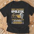 Heavy Equipment Operator Legend Occupation T-Shirt Gifts for Old Men