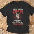 Heavy Metal Grandpa Slogan Rocker Grandad T-Shirt Geschenke für alte Männer