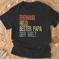 Held Beste Papa Der Welt Help T-Shirt Geschenke für alte Männer