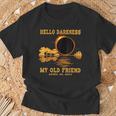 Hello Darkness My Old Friend Eclipse 2024 April 8Th Totality T-Shirt Gifts for Old Men