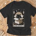 The Hermit Tarot Card Cat Lover Cat T-Shirt Gifts for Old Men